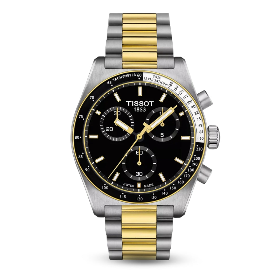 Tissot T1494172205100 | PR516 Chronograph Two Tone Watch for Men