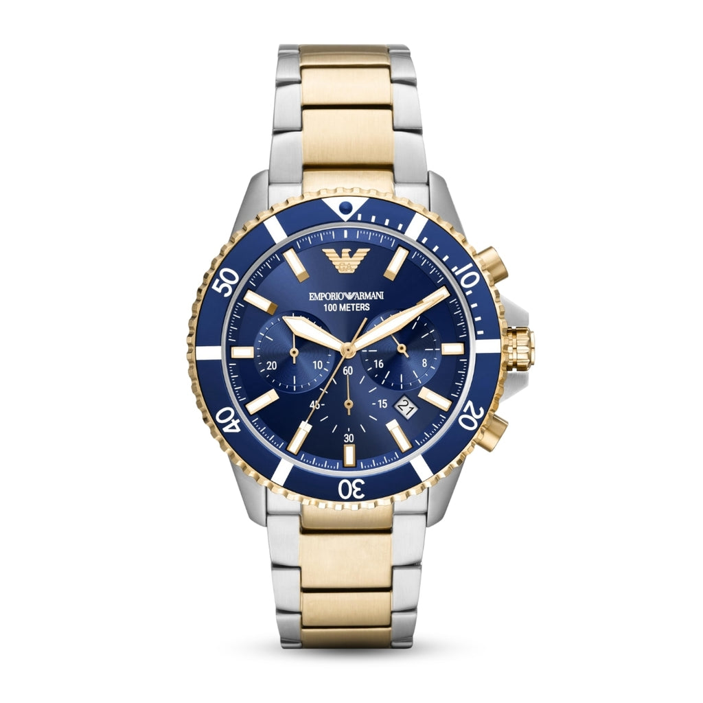 Emporio Armani AR11362 | Blue Chronograph Watch For Men