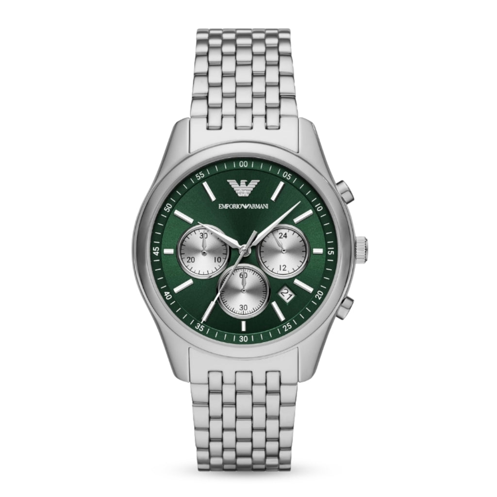 Emporio Armani AR11581 | Green Chronograph Watch For Men
