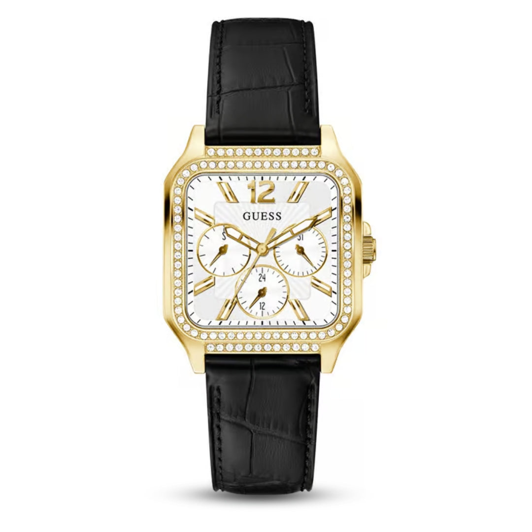 Guess GW0309L2 | Gold Day Date Watch for Women