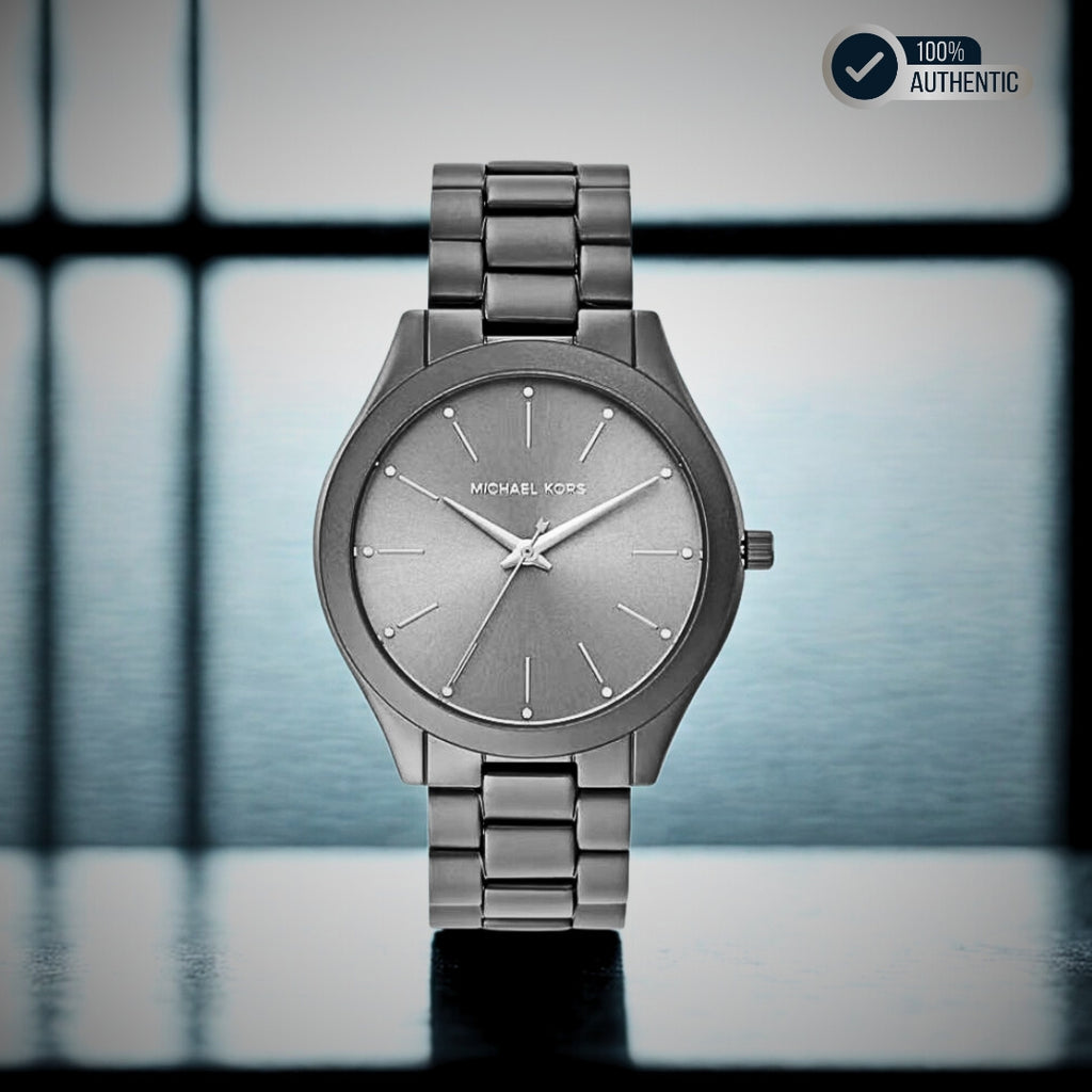 Michael Kors MK4506 | Michael Kors Women's Slim Runway Grey Watch