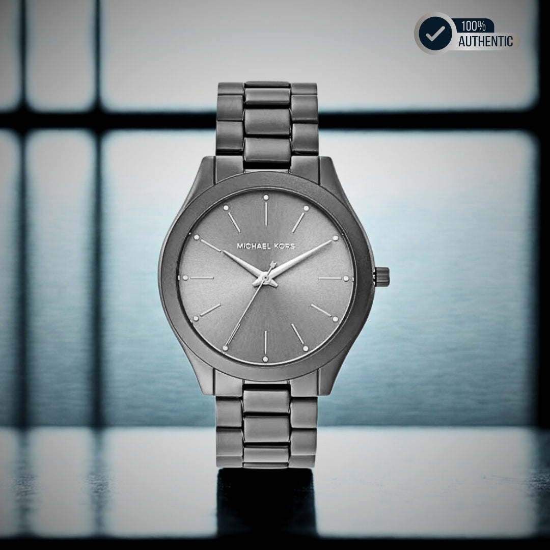 Michael Kors MK4506 | Michael Kors Women's Slim Runway Grey Watch
